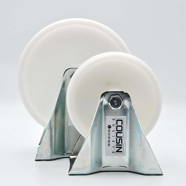 Roulette fixe chape zinguée (2)